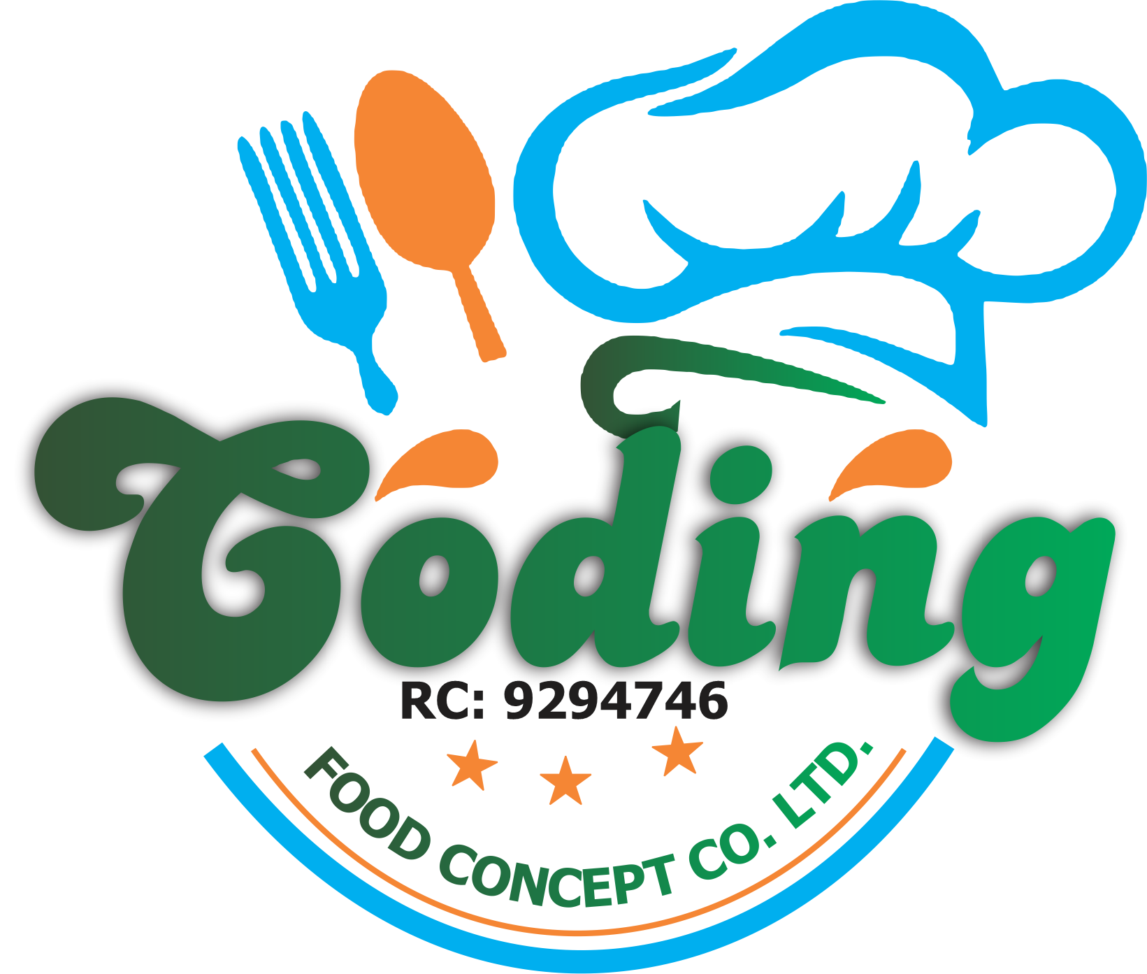 Coding Food Logo